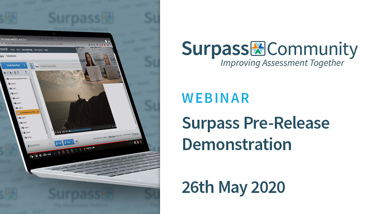 Surpass 12.22 Pre-Release Webinar - Surpass Assessment