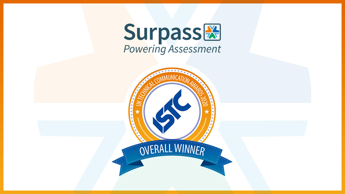 Surpass overall winner of the ISTC UK Technical Communication Awards