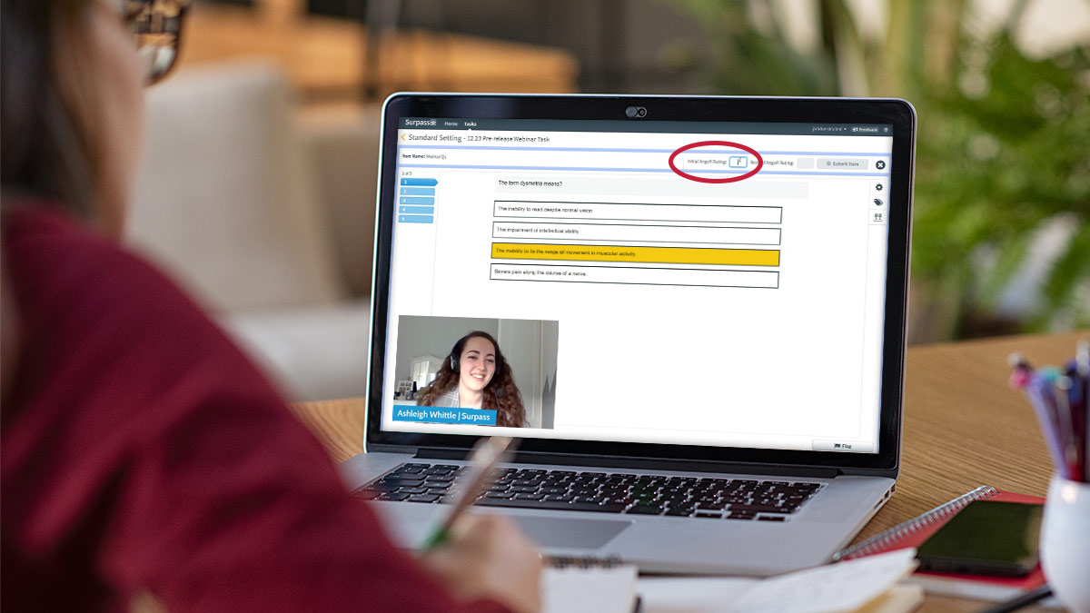 Software trainer teaching online