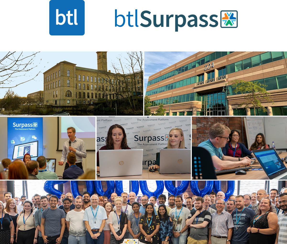 BTL staff photo montage